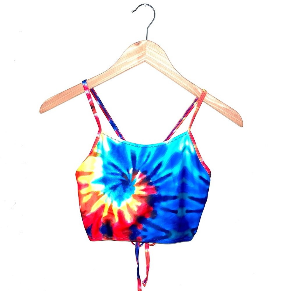 Tie dye bikini top